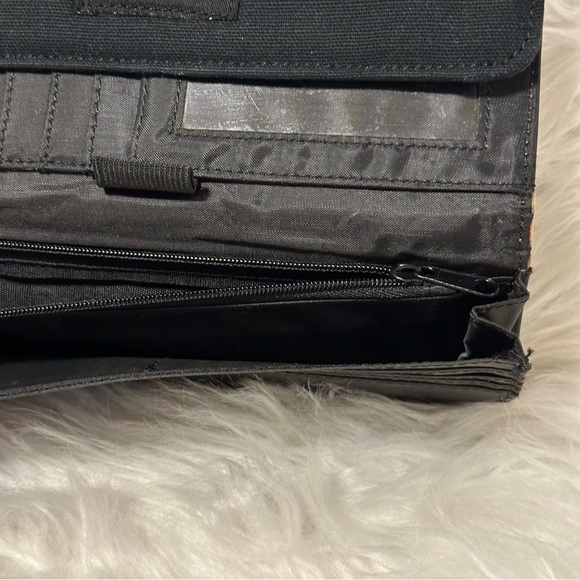 Longaberger Earth-tone Yellow Floral Wallet - Picture 8 of 11